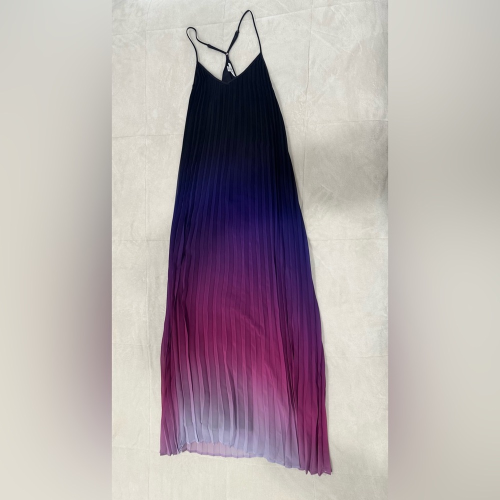 Bar III Black to Pink Ombre Maxi Dress